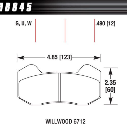 BRAKE PAD DYNAPRO 6 FRONT AND REAR DTC-30