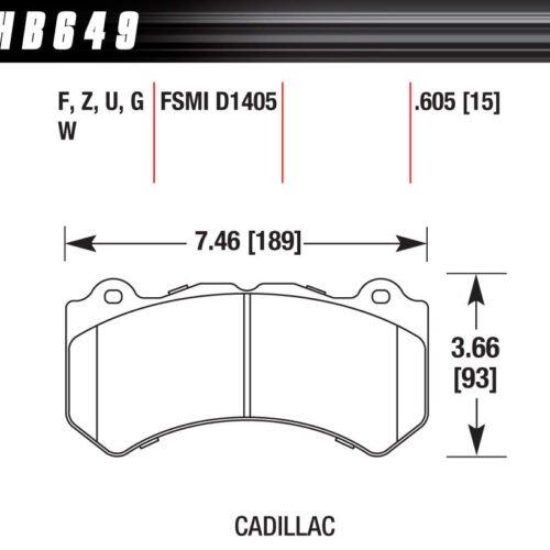 Brake Pads GM / Dodge Front Ceramic