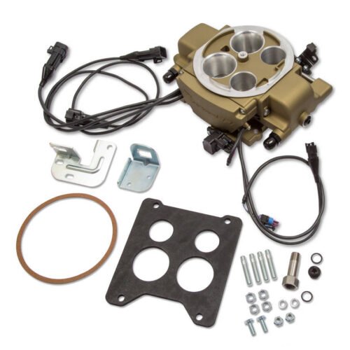 Sniper EFI Quadrajet Kit Gold Finish