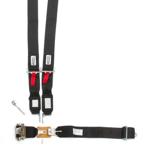 5-Pt Harness System LL USD Ratchet Adj Black