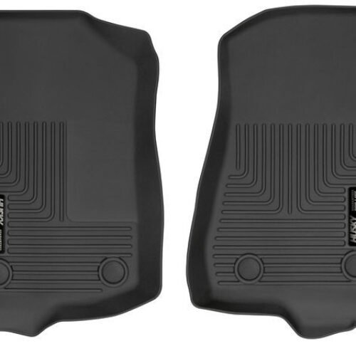 18-  Jeep JL Front Floor Liner Black Weatherbeate