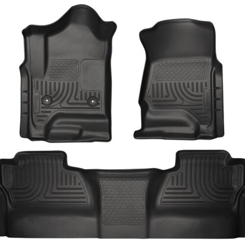 15- GM 2500HD Crew Cab Floor Liners Black