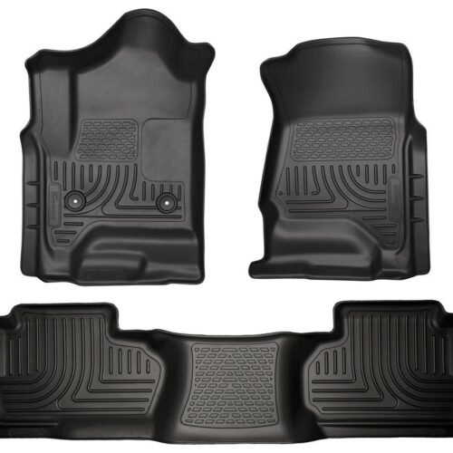 15- GM 2500HD Dbl Cab Floor Liners Black