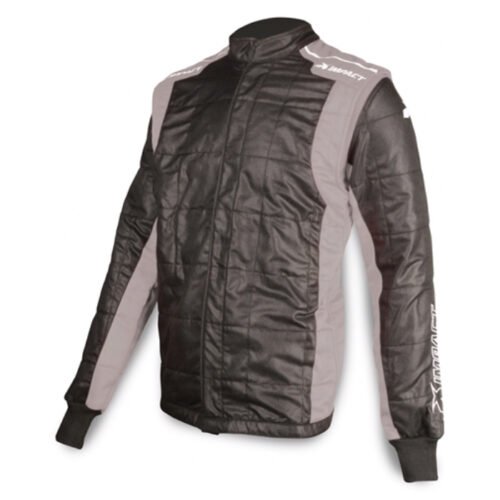 Jacket Racer Large Black/Gray