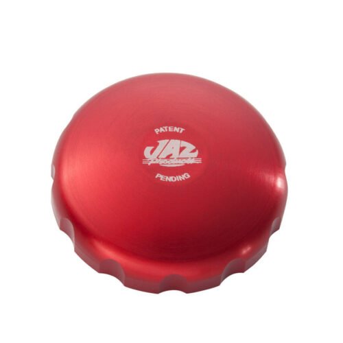 2-5/8 Billet Twist Fuel Cap – Red Anodized