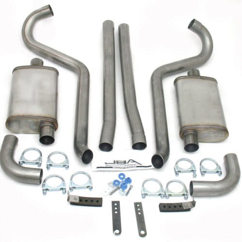 Exhaust System w/Turndws – 67-70 Mustang