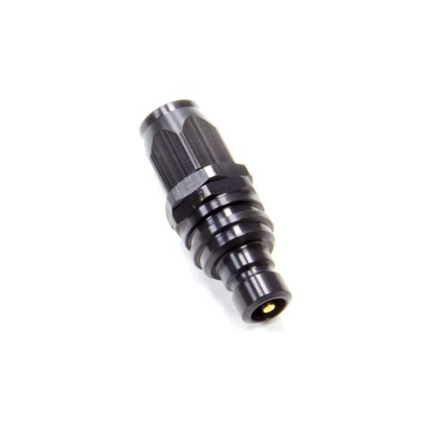 Q/R #6 Str Hose End Black