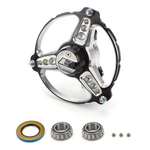 Front Hub Polished Direct Mount w/Bearings