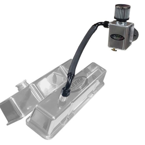 Remote Breather Kit Only Non Slip On Valve Cover