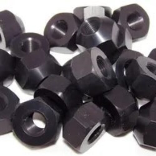 Lug Nut 20pk 1/2-20 Alum Sng Angle Black