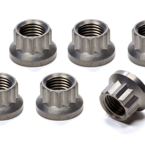 Torque Tube Nut Set 12pt Titanium 6pk