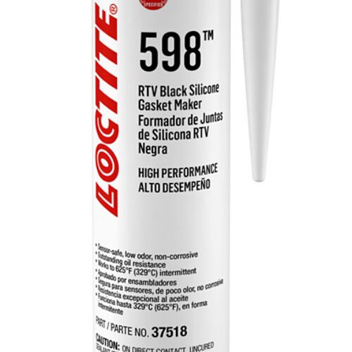 RTV 598 Black Silicone Cartridge 300ml/10.14oz