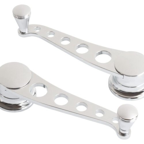 49-Up GM/Ford Window Cranks Chrome Pair