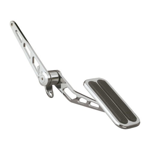 XL Chrome Steel Throttle Pedal – Spr. Loaded