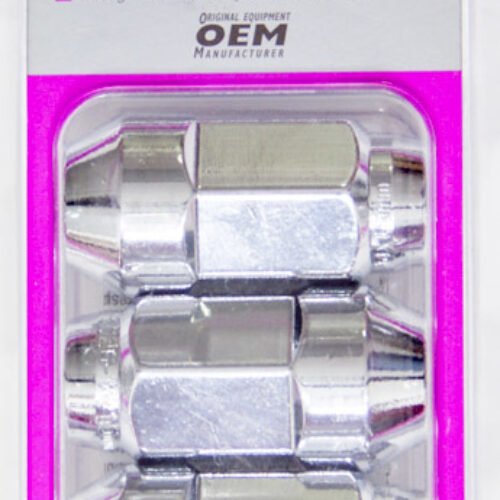 Lug Nuts M14x1.5 4 Pack Chrome Bulge Seat