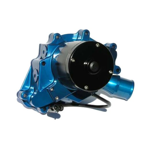 SBF Billet Electric W/P – Hi-Flow – Blue