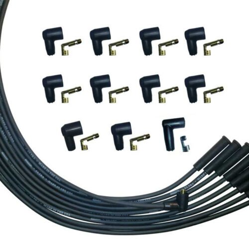 Ultra Plug Wire Set Universal V8 Black