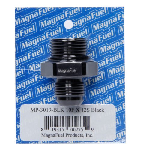 #10an Flare to #12an Port Fitting Str. Black