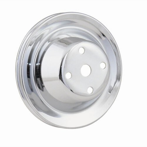 Chrome Water Pump Pulley Single Groove