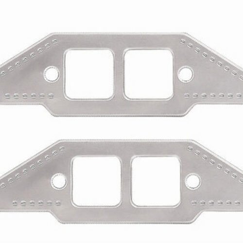 Alum SBC Exhaust Gasket Square Port