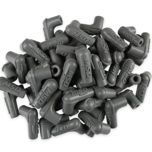 90-Deg Sprak Plug Boots 50pk – Gray