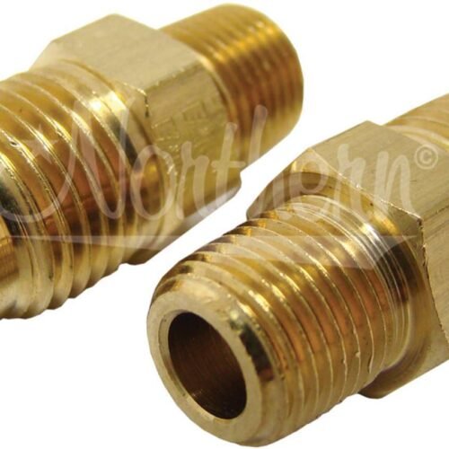 Trans Line Adapter 1/8in -27 NPT X 5/16in 2 Pack