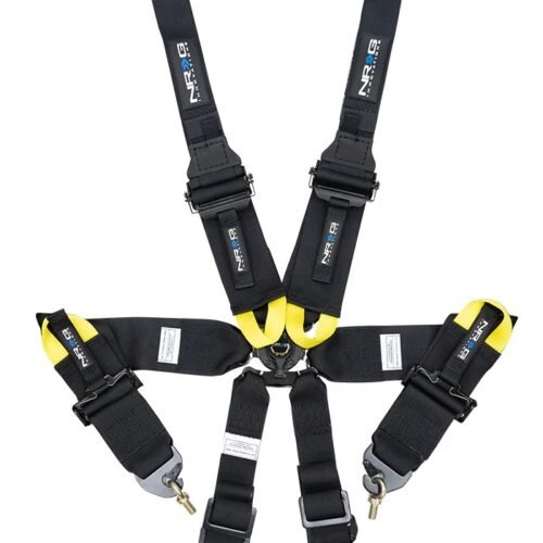 Harness 6pt Camlock Black Hans FIA