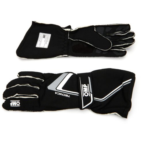 Tecnica Gloves Black And White Large