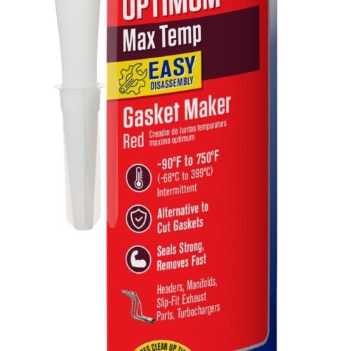 Optimum Red RTV 12Oz. Silicone Cartridge
