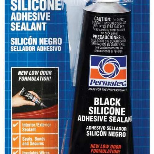 3 Oz Black Silicone