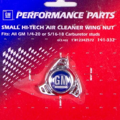 Air Cleaner Center Nut- Small Hi Tech GM Logo