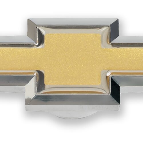 Large Chevy Bowtie Air Cleaner Nut Chrome/Gold