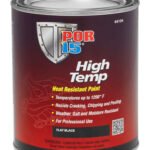 High Temperature Flat Bl ack Paint Quart