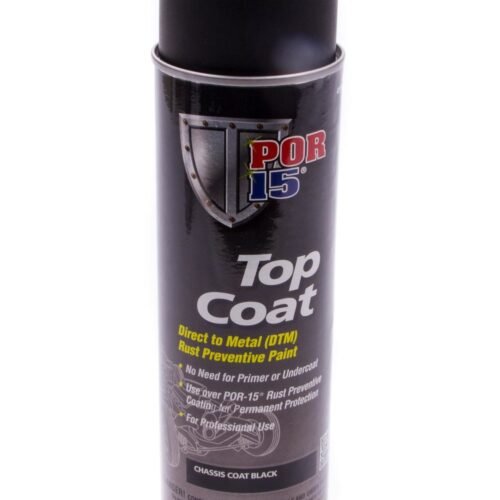 Top Coat Chassis Black Paint 14oz Aerosal