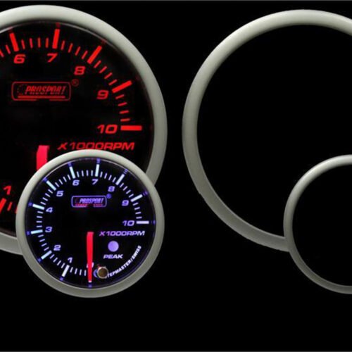 Gauge Premium Tachometer 0-10000 rpm 3-3/8in