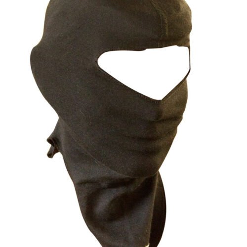 Head Sock Black Youth 1 Layer Single Eye Port