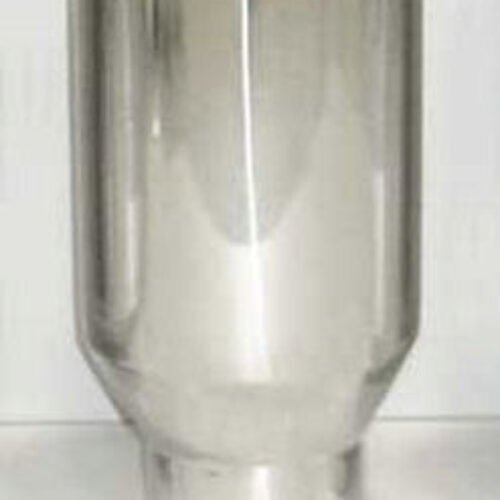 Exhaust Tip 5in x 8in x 18in Rolled Pol. Weld-on