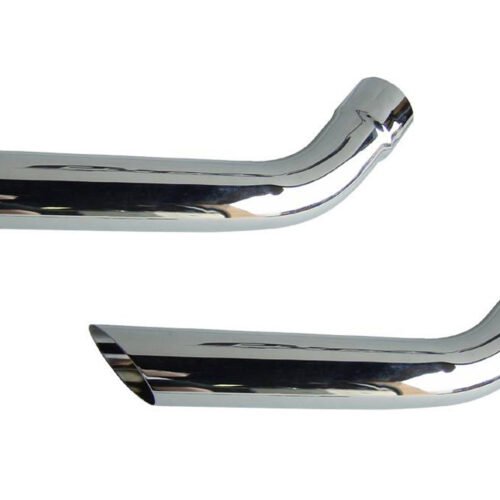 Exhaust Tips Slip Fit 2.5in Pair (Short)