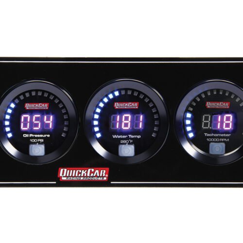 Digital 2-1 Gauge Panel OP/WT w/Tach