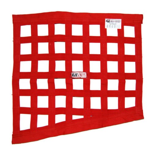 Red Angled Window Net