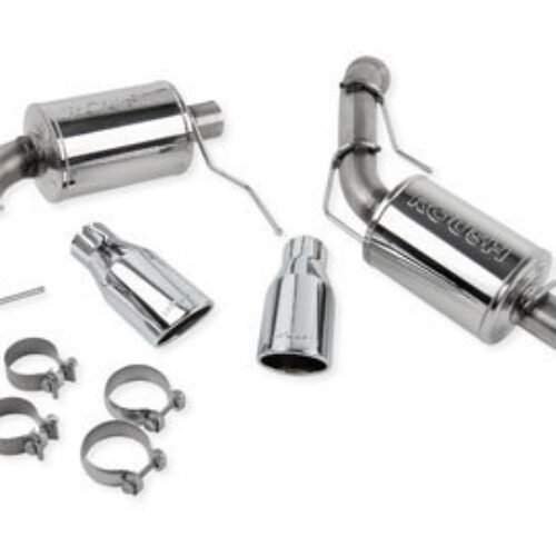 Exhaust Kit Dual Axle- Back w/ Round Tips