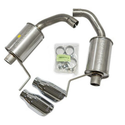 Axle Back Exhaust Kit 15-21 Mustang V6/I4