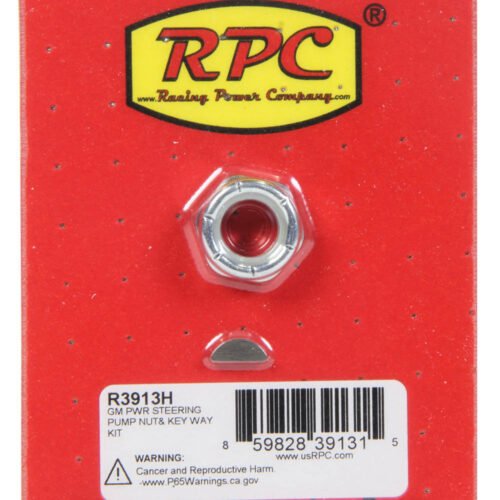 GM Power Steering Pump Nut and Keyway Kit