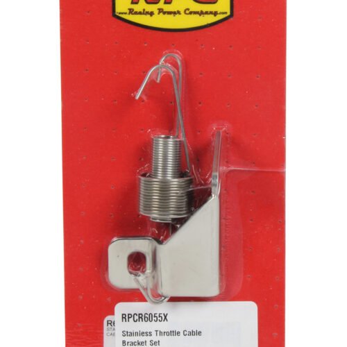 Stainless Throttle Cable Bracket Set