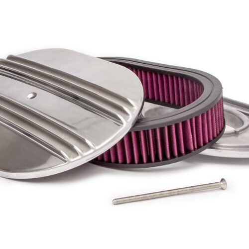 12×2 Alum Oval Finned A/C Polished