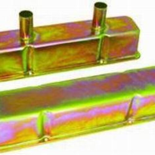 Zinc SB Chevy Circle Track Valve Cover Pair