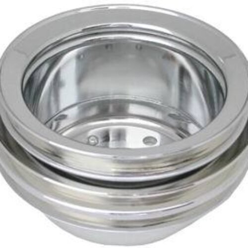 Ford 289 Triple Groove Crankshaft Pulley Chrome