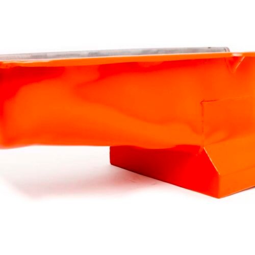 55-79 SBC Steel Drag Race Oil Pan Orange