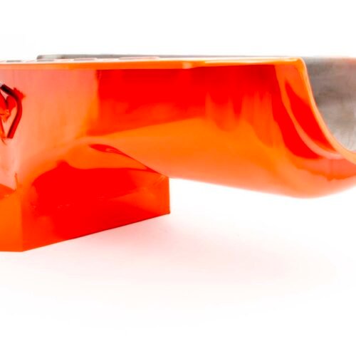 65-95 BBC Steel Drag Race Oil Pan Orange