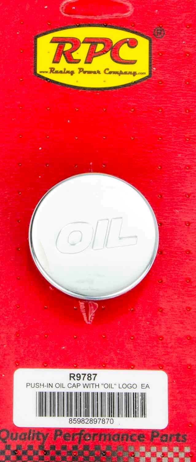 Oil Filler Cap Chrome W/ Oil Logo